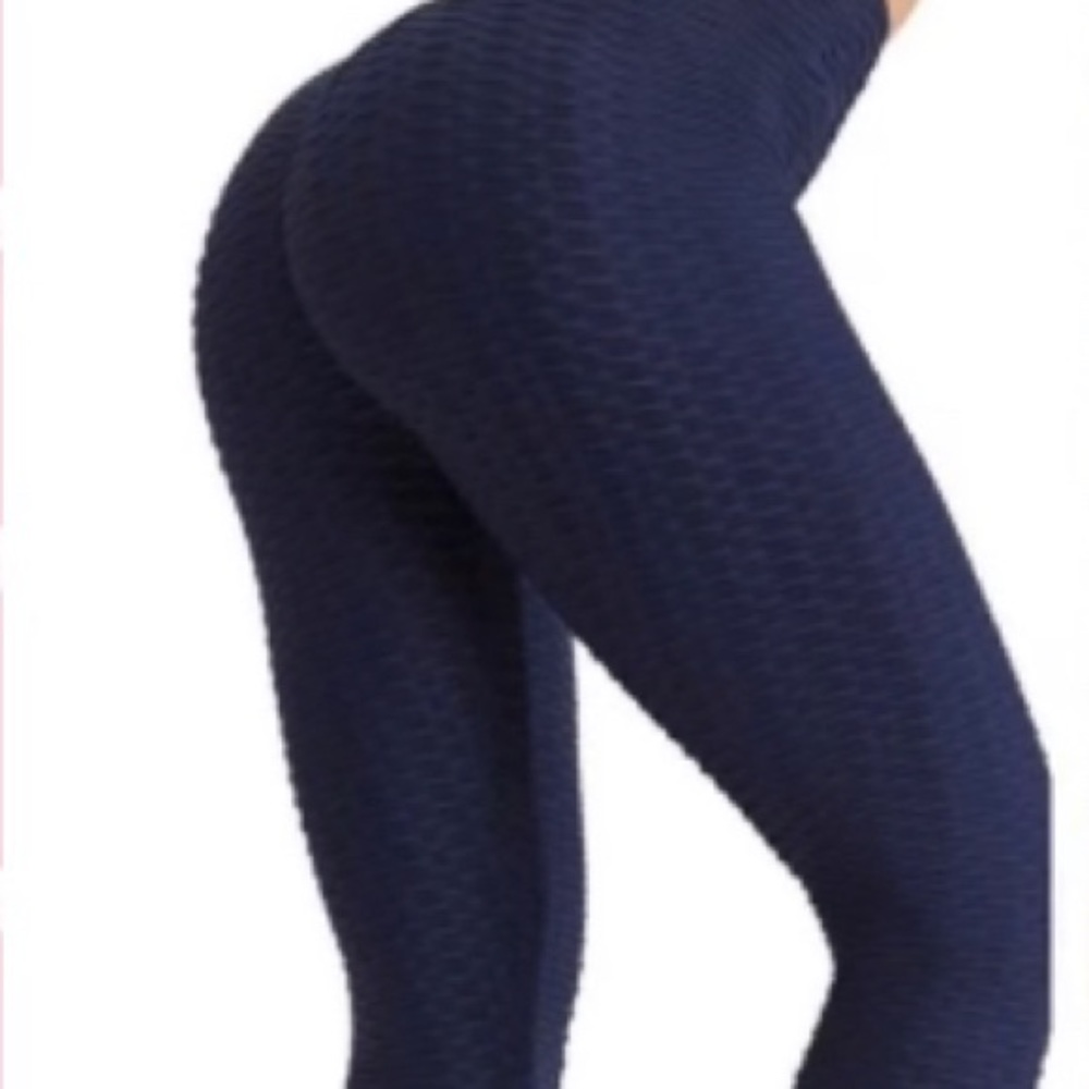 Navy blue cellulite leggings